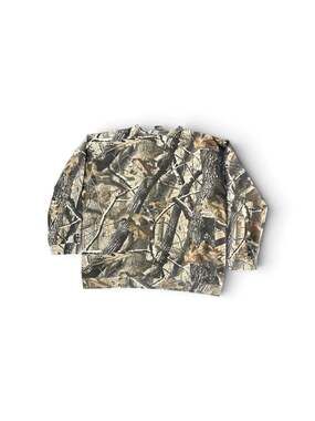 Outfitters Ridge Hardwoods Grey Camo Crewneck Sweatshirt - Men's 2XL
